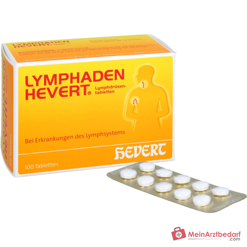 Hevert Lymphaden Hevert Lymfeklier tabletten, 100 st.