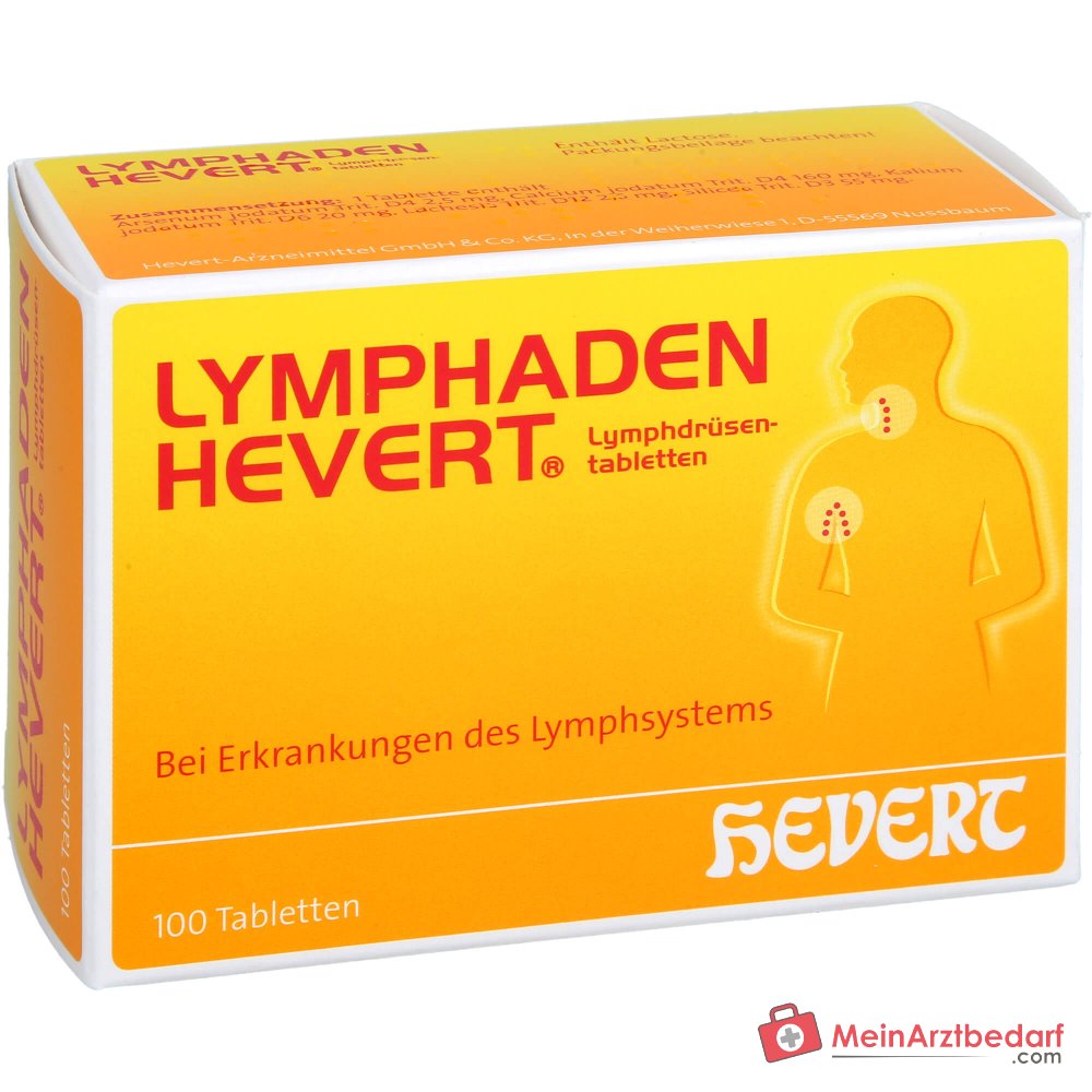 Hevert Lymphaden Hevert Lymfeklier tabletten, 100 st.