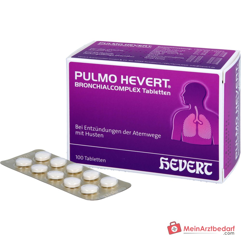 Hevert Pulmo Bronchialcomplex Tabletas, 40 uds.