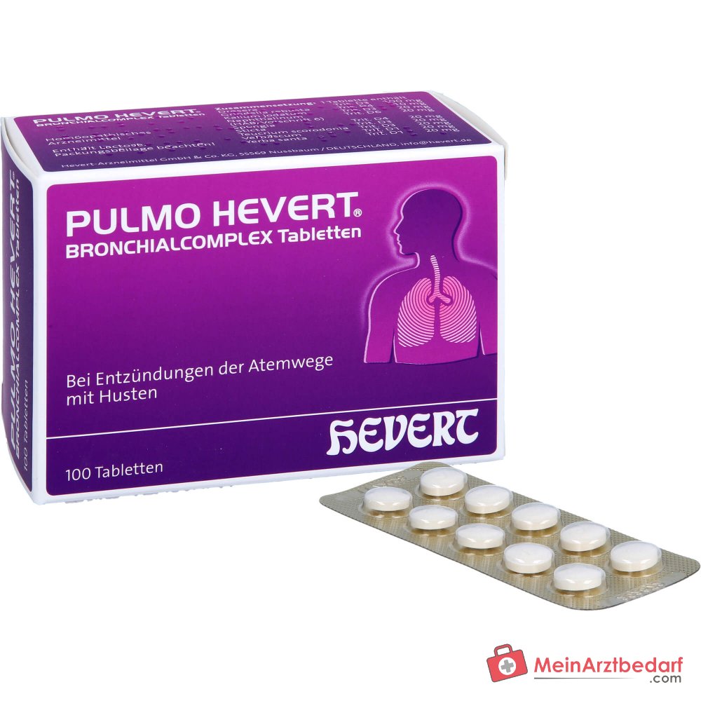 Hevert Pulmo Bronchialcomplex tabletten, 40 st.
