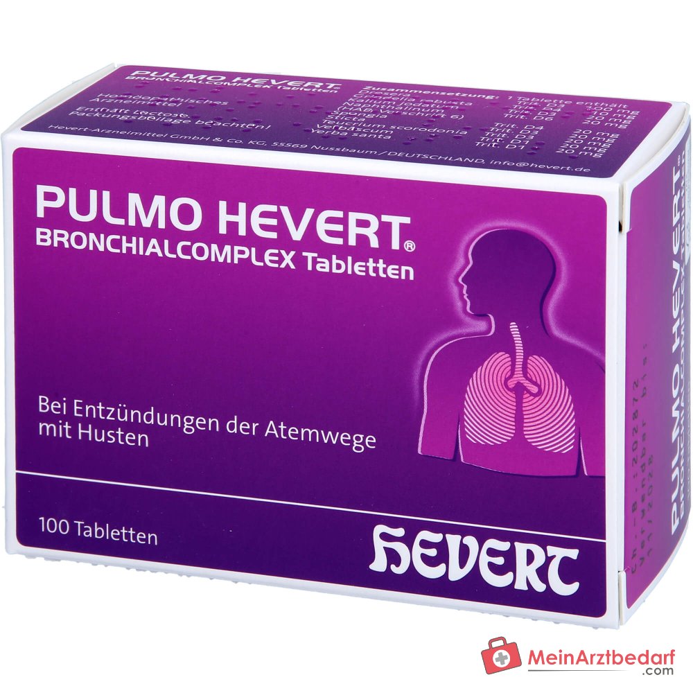 Hevert Pulmo Bronchialcomplex tabletten, 40 st.