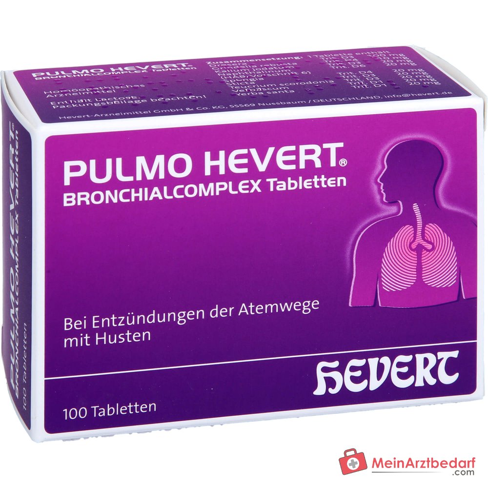 Hevert Pulmo Bronchialcomplex tabletten, 40 st.