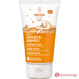 Weleda Kids 2en1 Douche & Shampoo Orange Fruitée, 150 ml