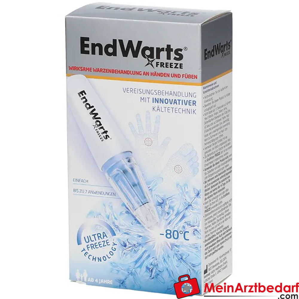 EndWarts FREEZE: Vereisungsmittel zur Entfernung von Warzen, 7,5g.