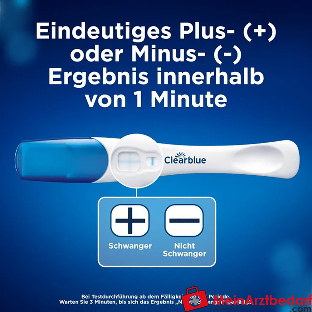 Clearblue® Schwangerschaftstest schnelle Erkennung, 1 St..