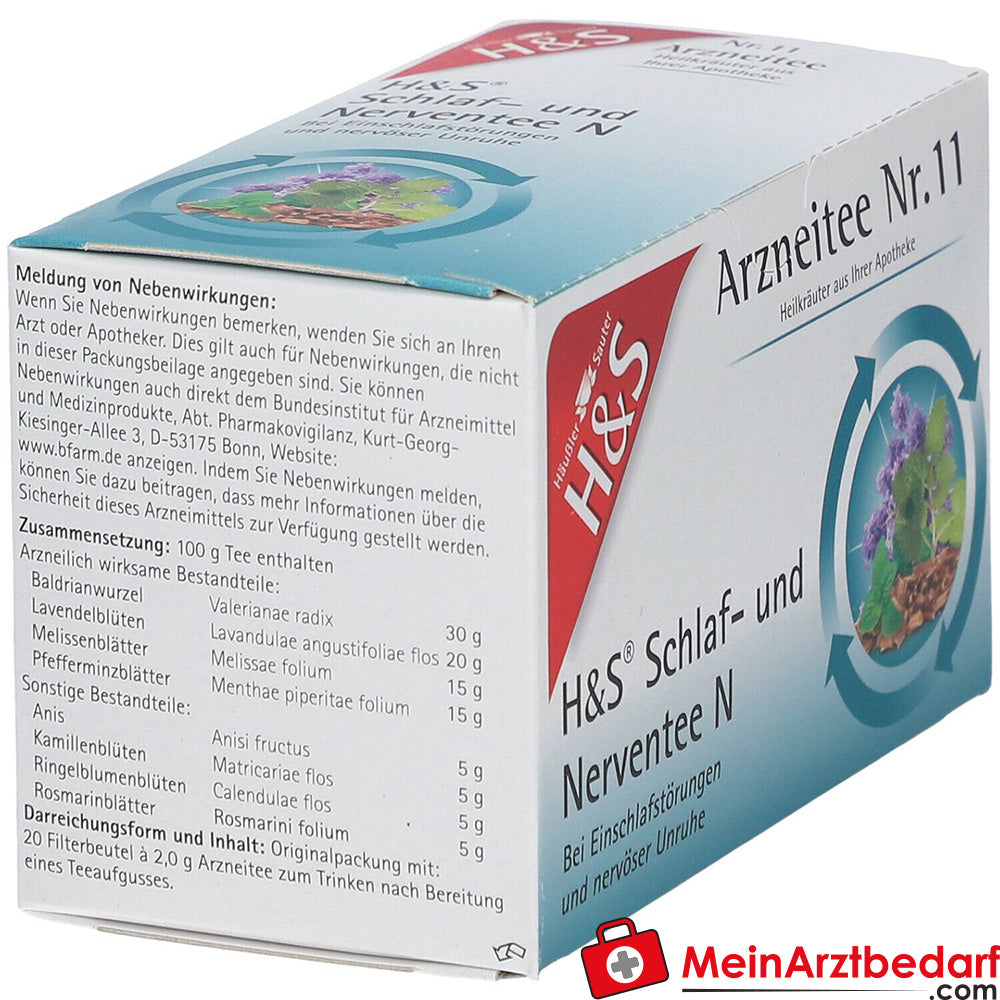 H&S Schlaf- und Nerventee Nr. 11.