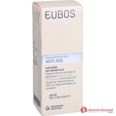 Eubos Anti Age Hyaluron Repair Filler Day Plus Hyaluronsäure / Vitamin C Tagescreme mit LSF 20, 50 ml.