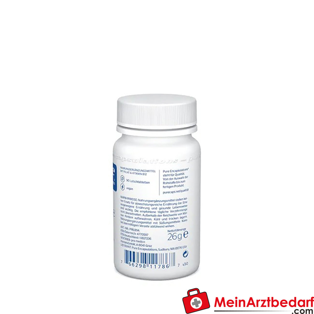 Pure Encapsulations® B12 Folate Melt, 90 St..
