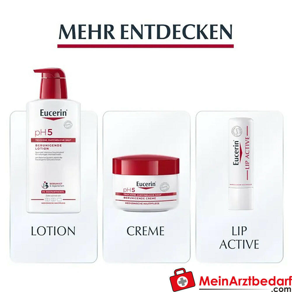 Eucerin® pH5 Seifenfreies Waschstück|bewahrt die Schutzfunktion der Haut, 100ml.