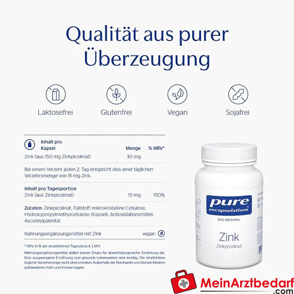 Pure Encapsulations® Zink Zinkpicolinat.
