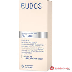 Eubos Anti Age Hyaluron High Intense Serum Hyaluronsäure / Ectoin / Niacinamid / Panthenol / Vitamin E Gesichtsserum, 30 ml.