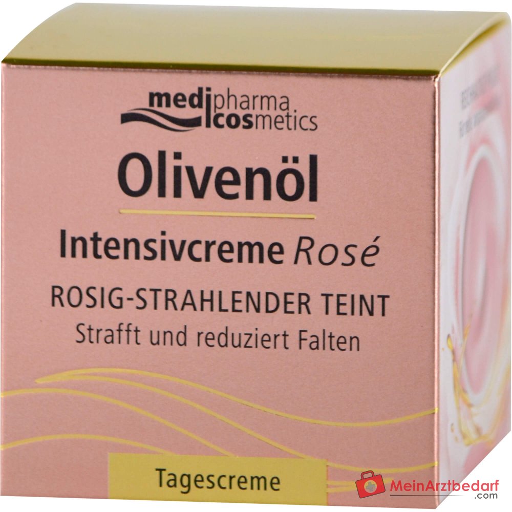medipharma cosmetics Crème Intensive à l'Huile d'Olive Rosé Crème de Jour, 50 ml