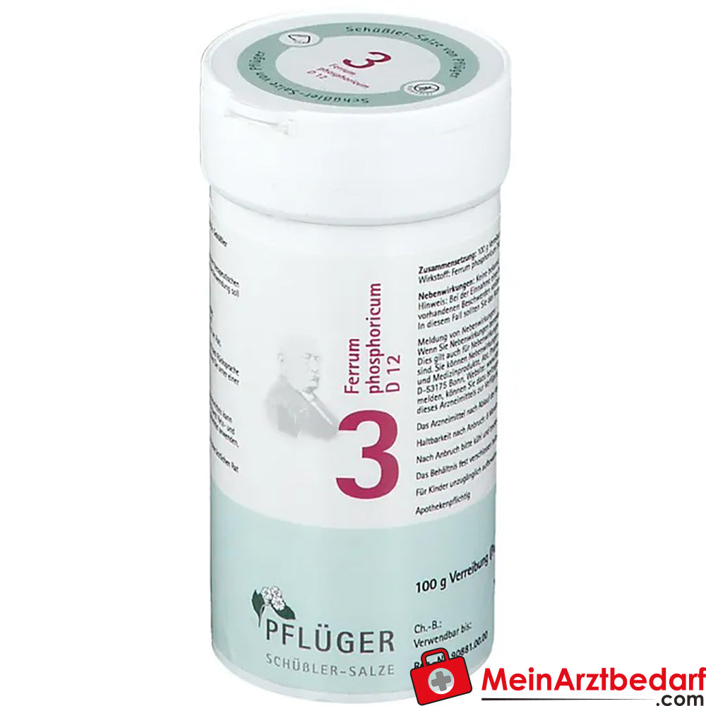 Biochemie Pflüger® Nr. 3 Ferrum phosphoricum D12 Pulver.