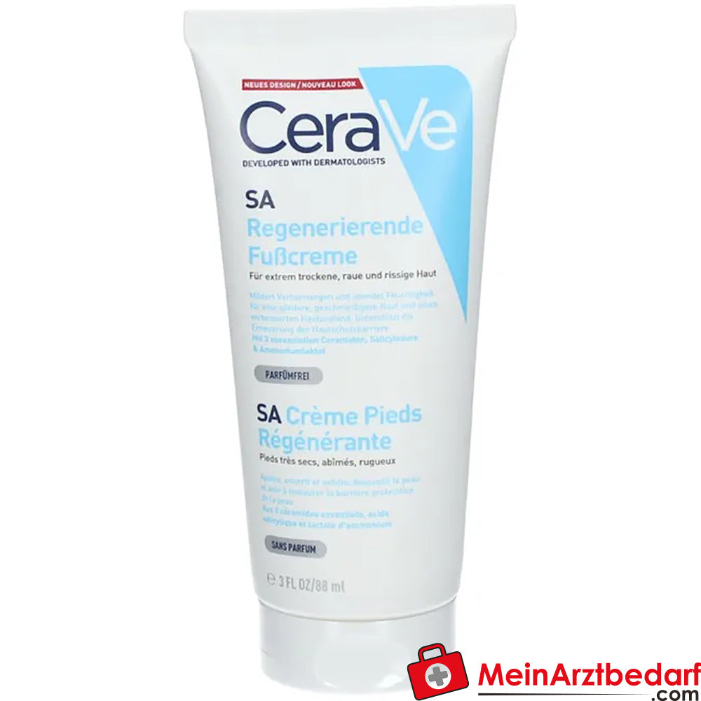CeraVe feuchtigkeitsspendende Fußcreme, 88ml.