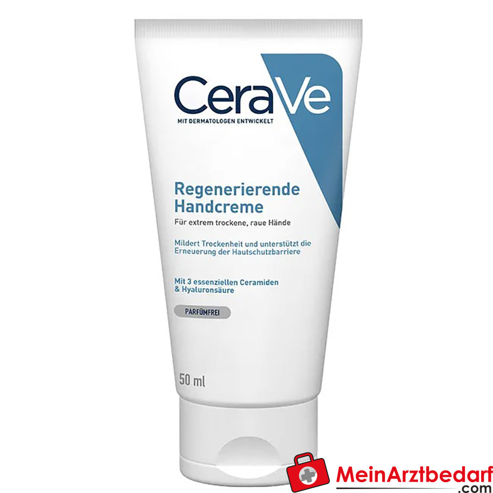 CeraVe Regenerierende Handcreme|mit Hyaluron und Ceramiden, 50ml.