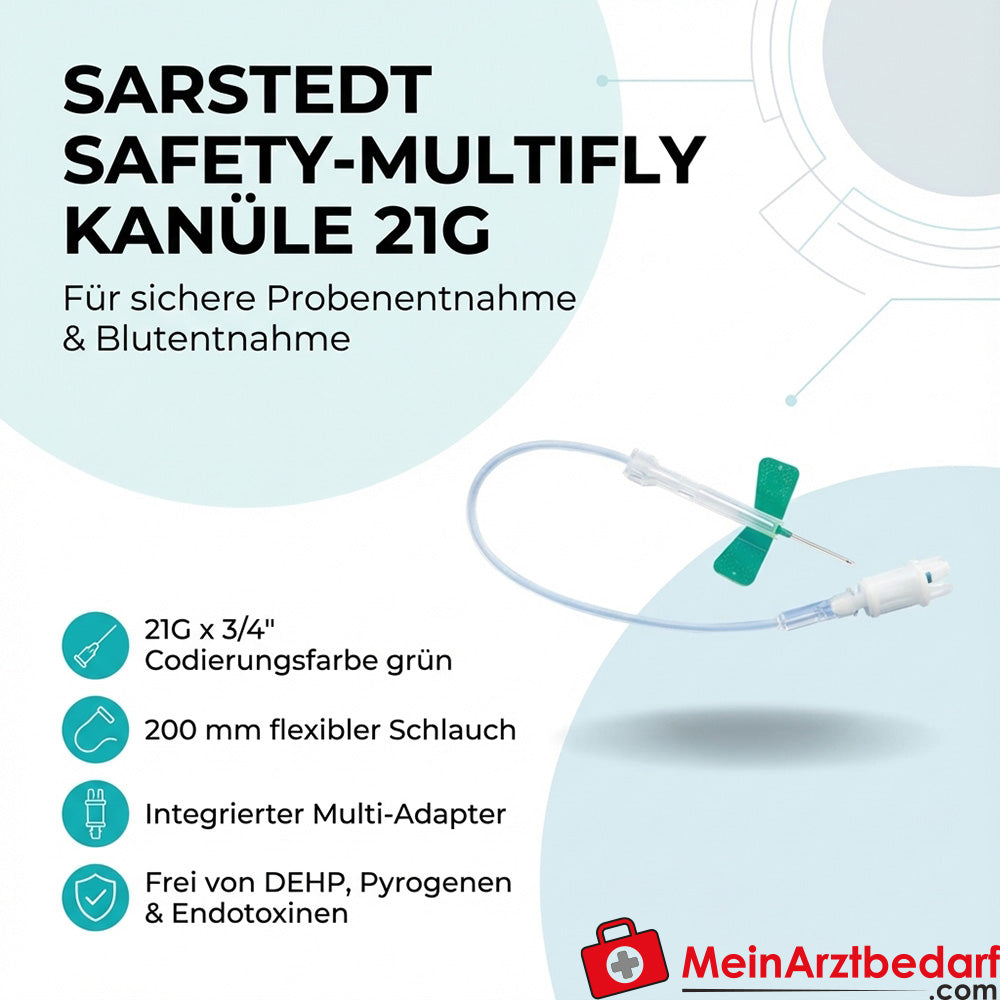 Sarstedt Safety-Multifly Kanüle 21G x 3/4