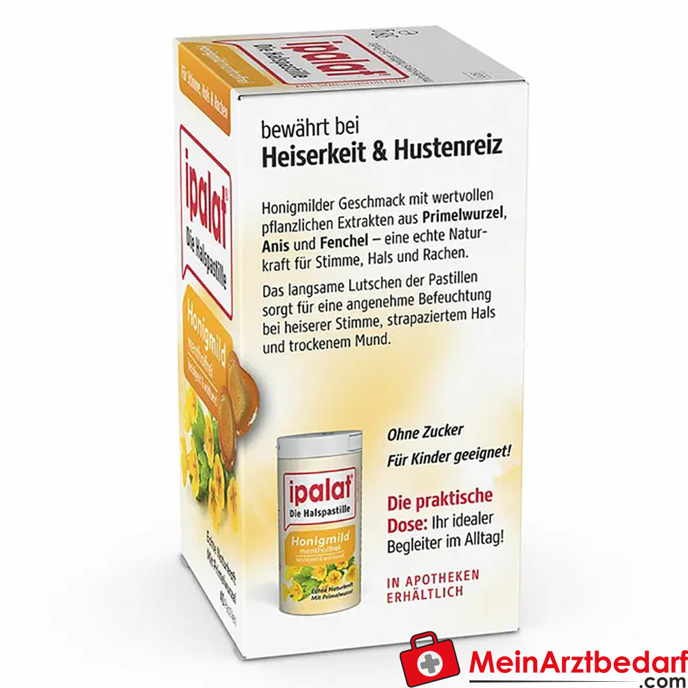 ipalat® Honigmild mentholfrei, 40 St..