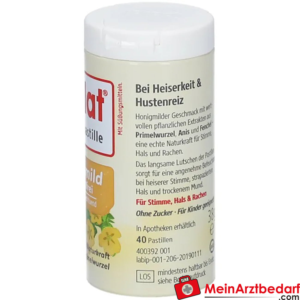 ipalat® Honigmild mentholfrei, 40 St..