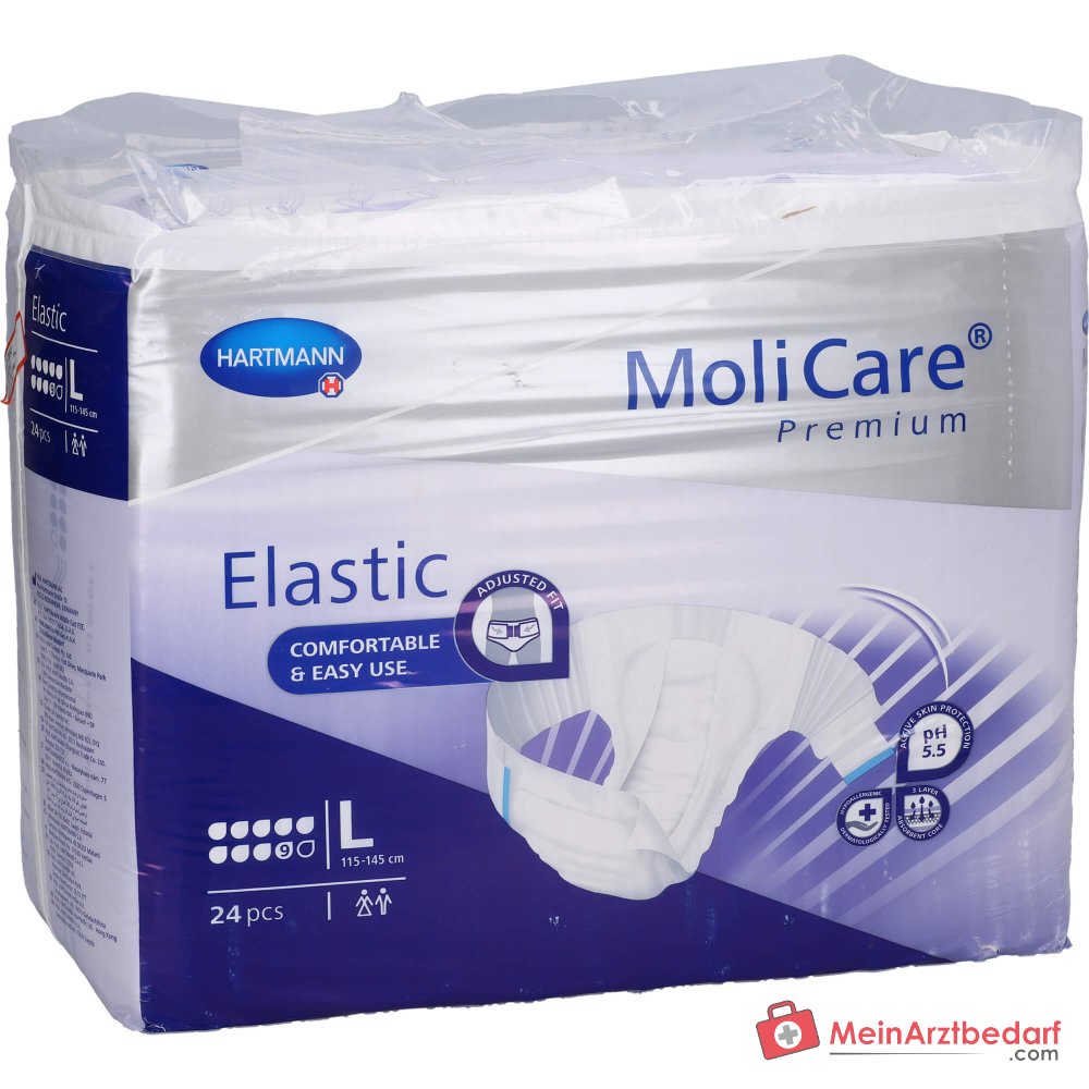 MoliCare Premium Elastic majtki chłonne 9 kropli rozmiar L