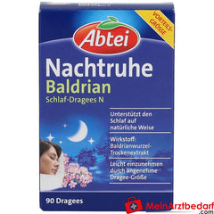 Abtei Nachtruhe Baldrian Schlaf-Dragees N.