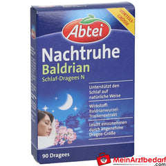 Abtei Nachtruhe Baldrian Schlaf-Dragees N.