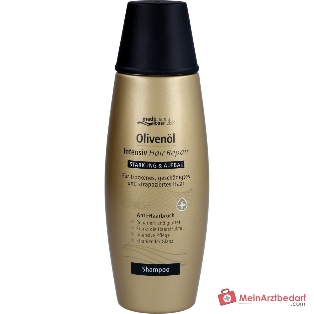 Medipharma Cosmetics Olio d'Oliva Shampoo Riparatore Intensivo per Capelli, 200 ml