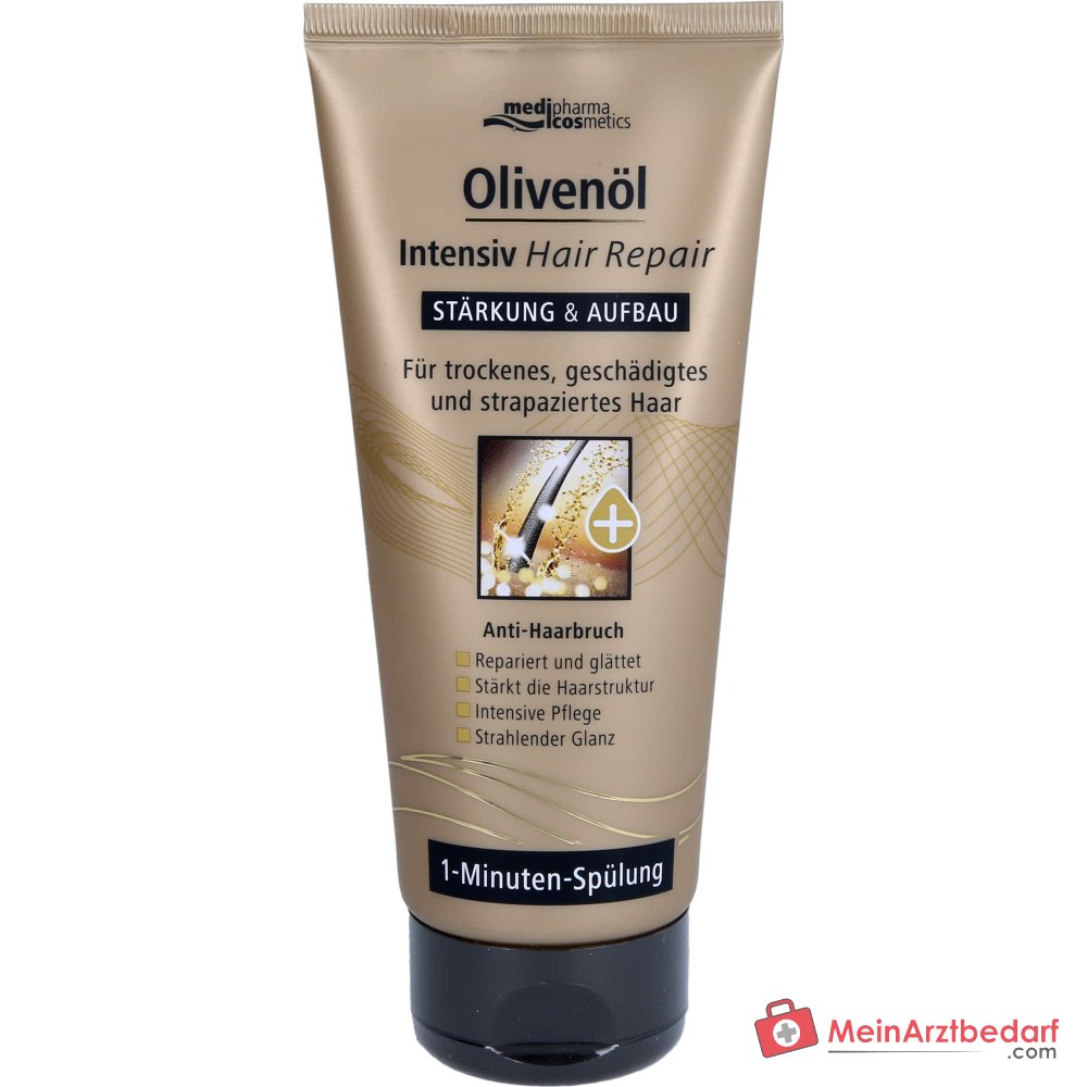 medipharma cosmetics Olivenöl Intensiv Hair Repair 1-Minuten-Spülung, 200 ml