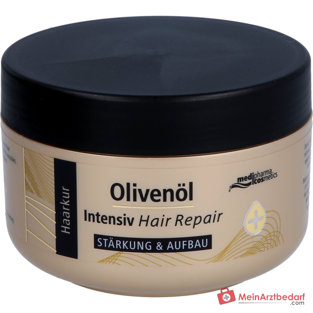 medipharma cosmetics Masque Réparateur Intensif pour Cheveux à l'Huile d'Olive, 250 ml