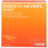Hevert Digesto injectie ampullen, 100 stuks à 2 ml