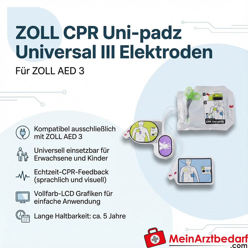 ZOLL CPR Uni-padz Elektrode für ZOLL AED 3
