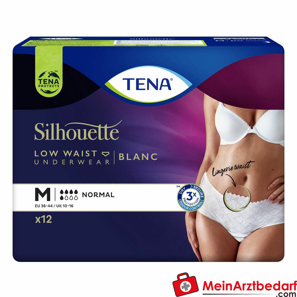 TENA Silhouette Normal Blanc M Inkontinenz Pants.