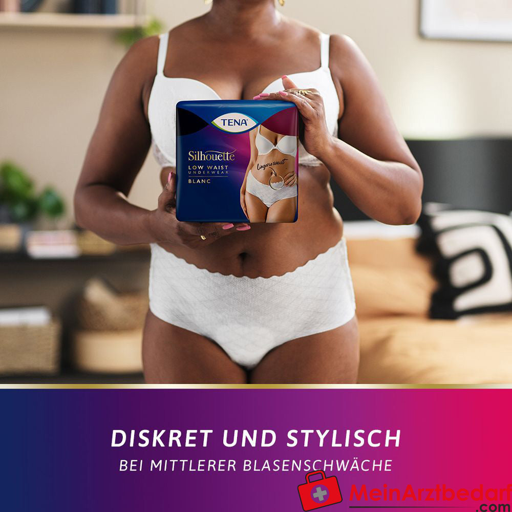 TENA Silhouette Normal Blanc L Inkontinenz Pants.