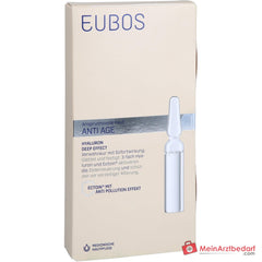 Eubos Anti Age Hyaluron Deep Effect Hyaluronsaeure / Ectoin Ampullen, 7 x 2 ml.