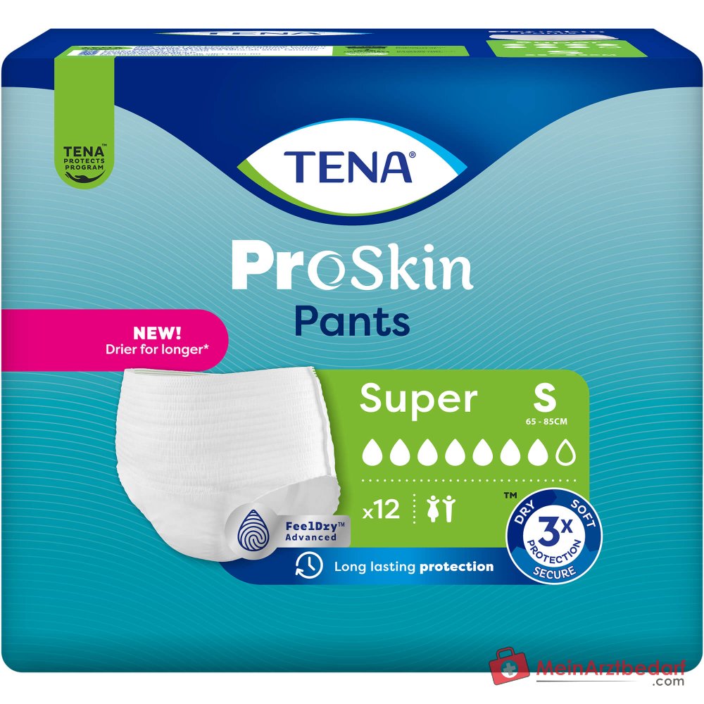 Tena Pants Super culottes jetables pour incontinence modérée à forte, Small, 48 pièces.