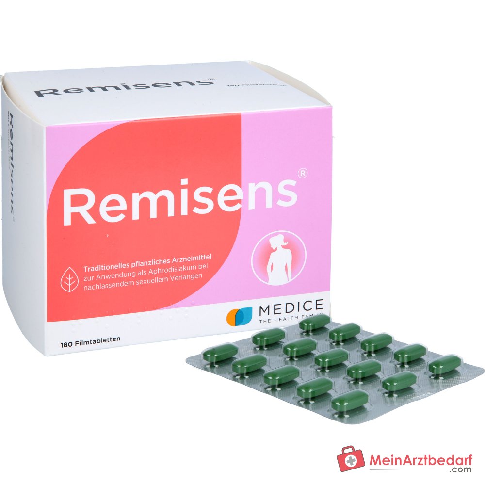 Remisens Damianablad-droogextract filmomhulde tabletten, 90 st.