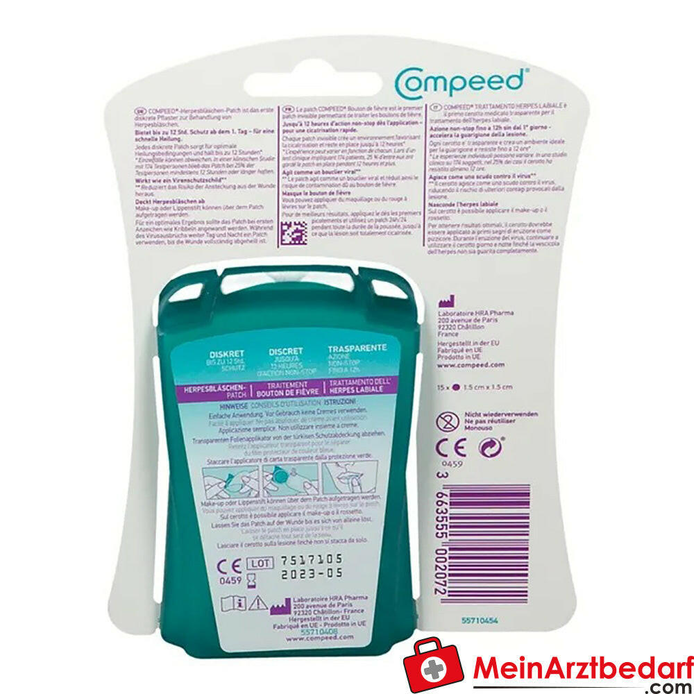 Compeed® Herpesbläschen Patch, 15 St..