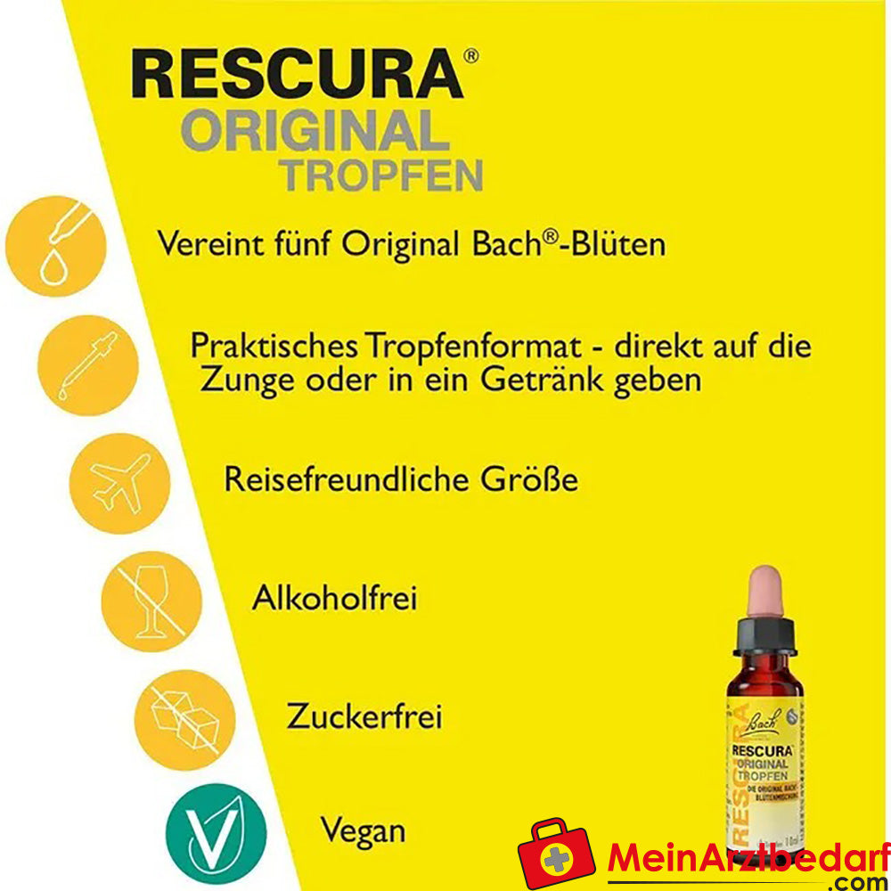 Bach® Original RESCURA™ ORIGINAL Tropfen alkoholfrei, 10ml.
