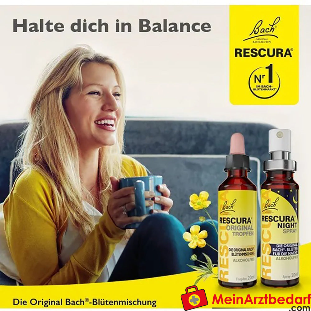 Bach® Original RESCURA™ ORIGINAL Tropfen alkoholfrei, 10ml.