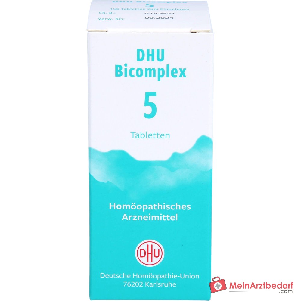 DHU Bicomplex 5 Sales Minerales Comprimidos (fósforo cálcico, fósforo potásico, clorato sódico)