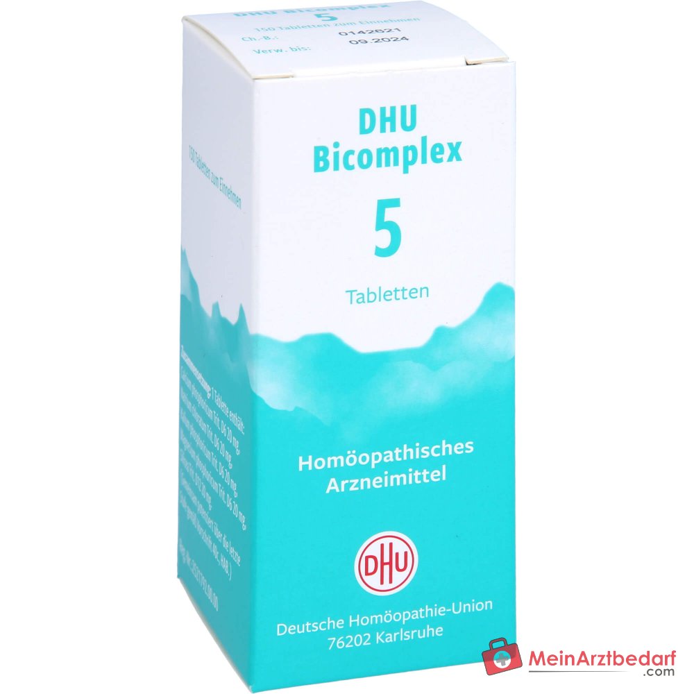 DHU Bicomplex 5 Sales Minerales Comprimidos (fósforo cálcico, fósforo potásico, clorato sódico)