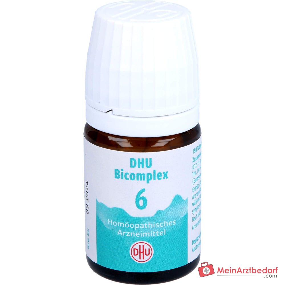 DHU Bicomplex 6 Ferum phosphoricum D12, Kalium chloratum/fosforicum/sulfuricum D6 tabletten