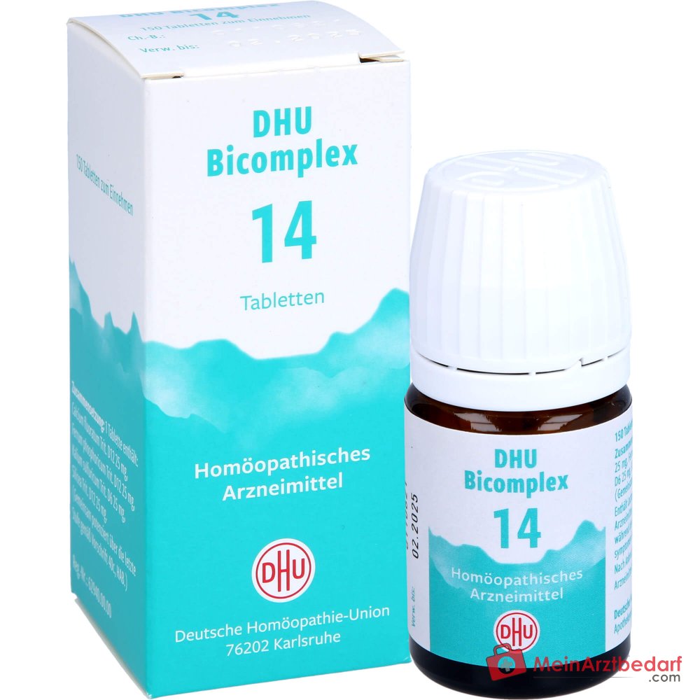 DHU Bicomplex 14 medicamento homeopático comprimidos 150 unidades