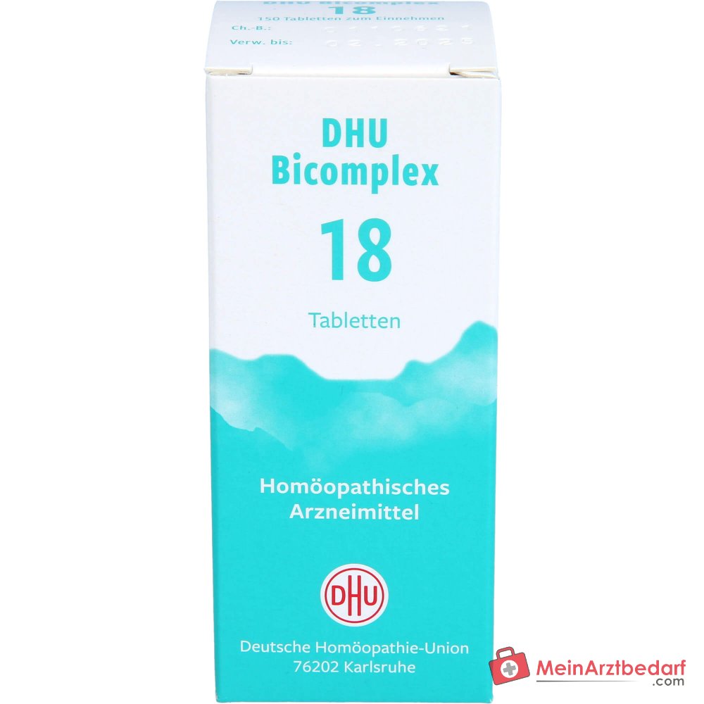 DHU Bicomplex 18 homeopathische tabletten 150 stuks