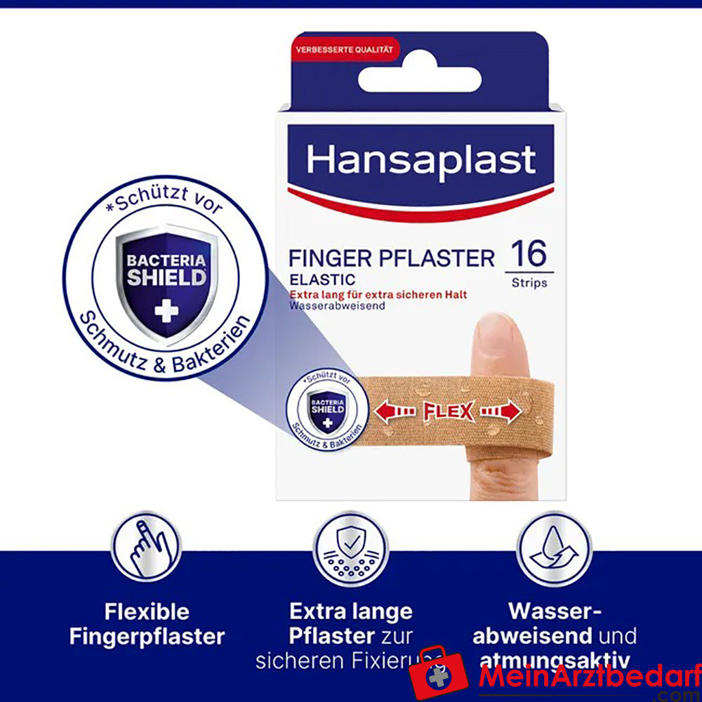 Hansaplast Elastic Finger Pflaster Strips, 16 St..