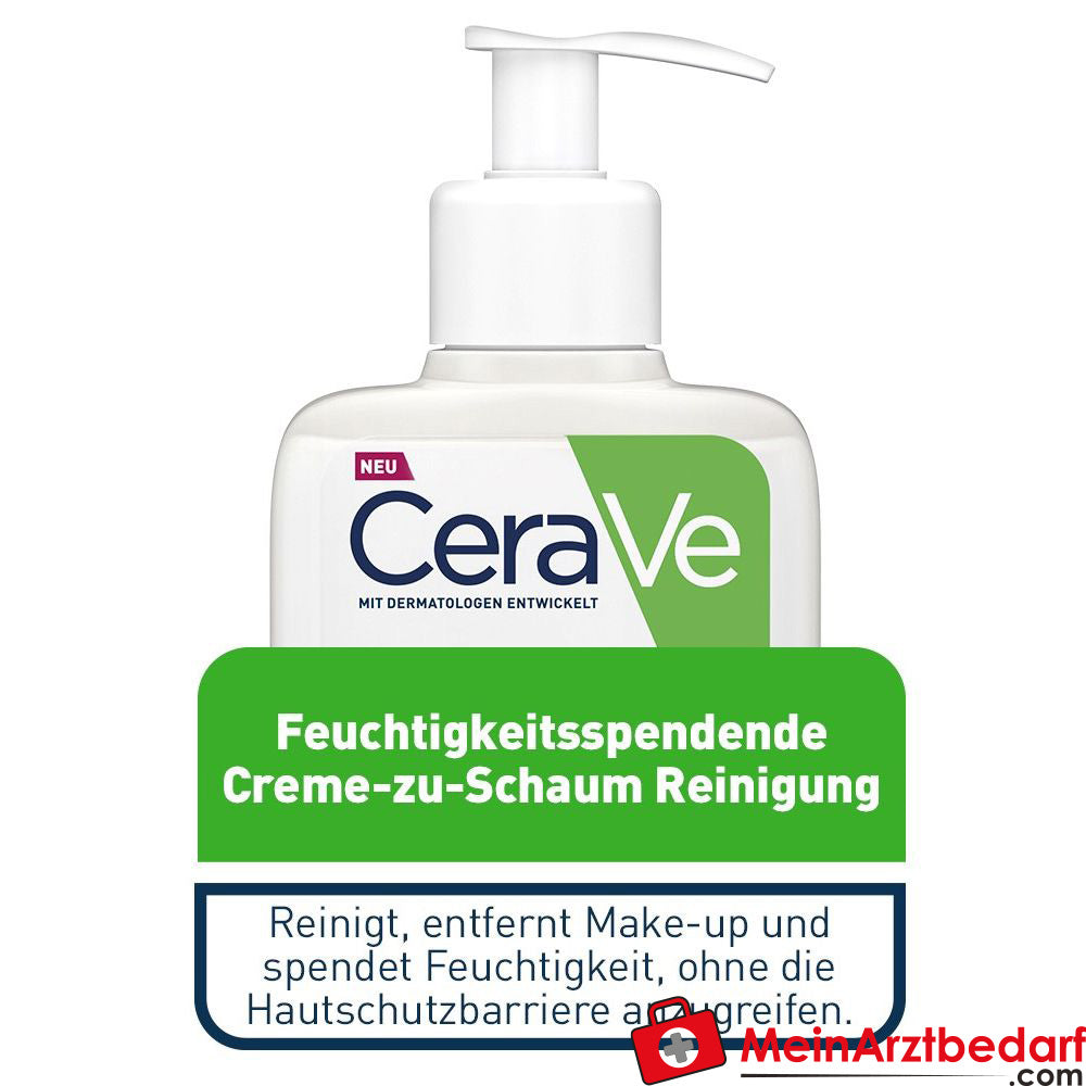 CeraVe Reinigung Creme-zu-Schaum, 236ml.