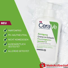 CeraVe Reinigung Creme-zu-Schaum, 236ml.