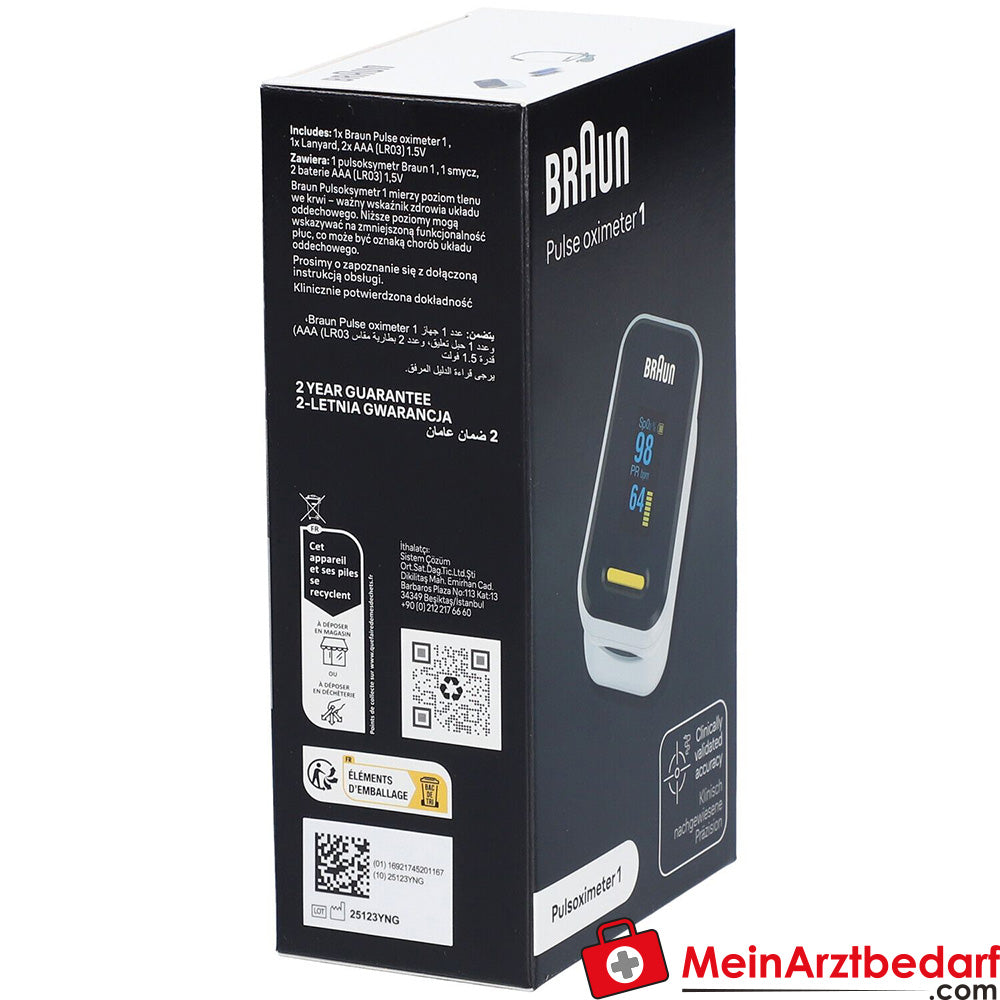 BRAUN Pulsoximeter 1, 1 St..