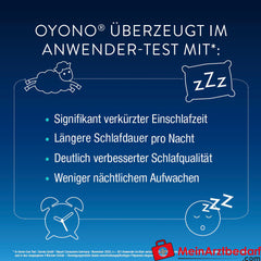 OYONO® Nacht mit 1mg Melatonin, Baldrian und Zitronenmelisse.