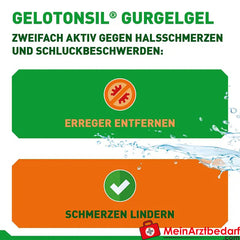 GeloTonsil Gurgelgel lindert Halsschmerzen und Schluckbeschwerden, 200ml.