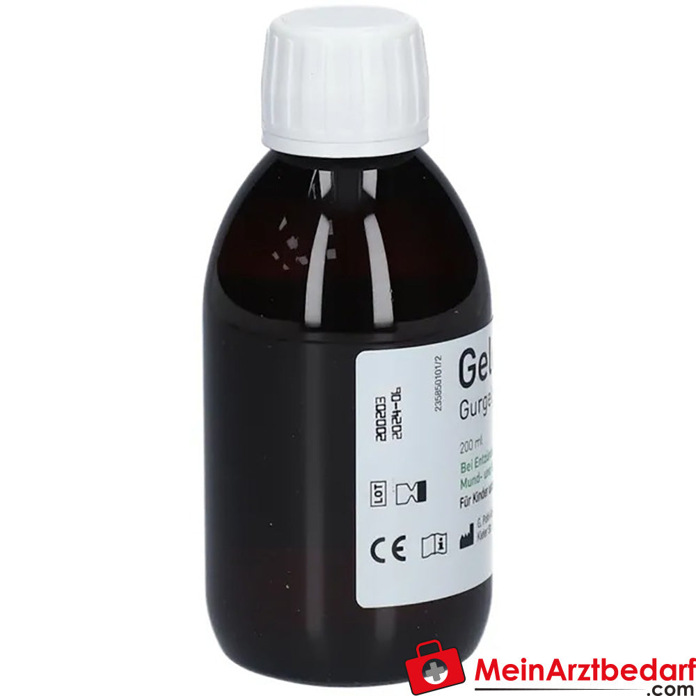GeloTonsil Gurgelgel lindert Halsschmerzen und Schluckbeschwerden, 200ml.